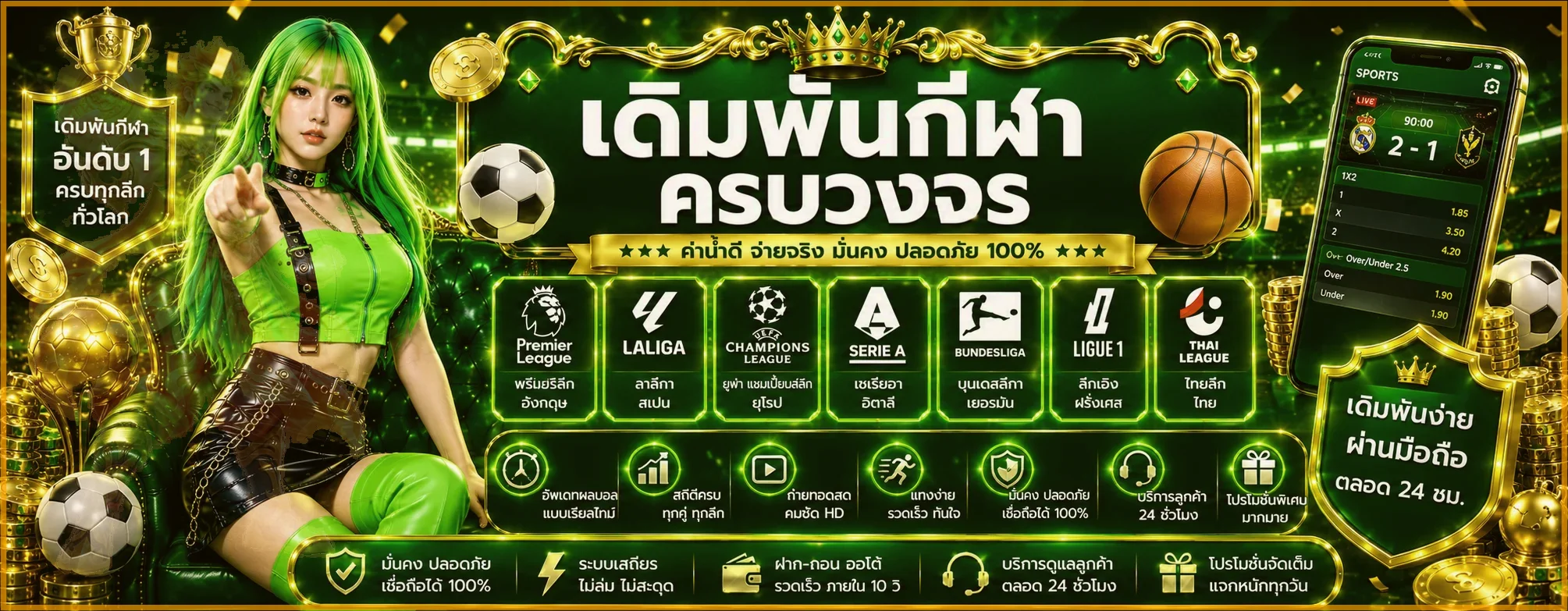 ภาพเดิมพันกีฬา LOKI789 และผลบอลสด